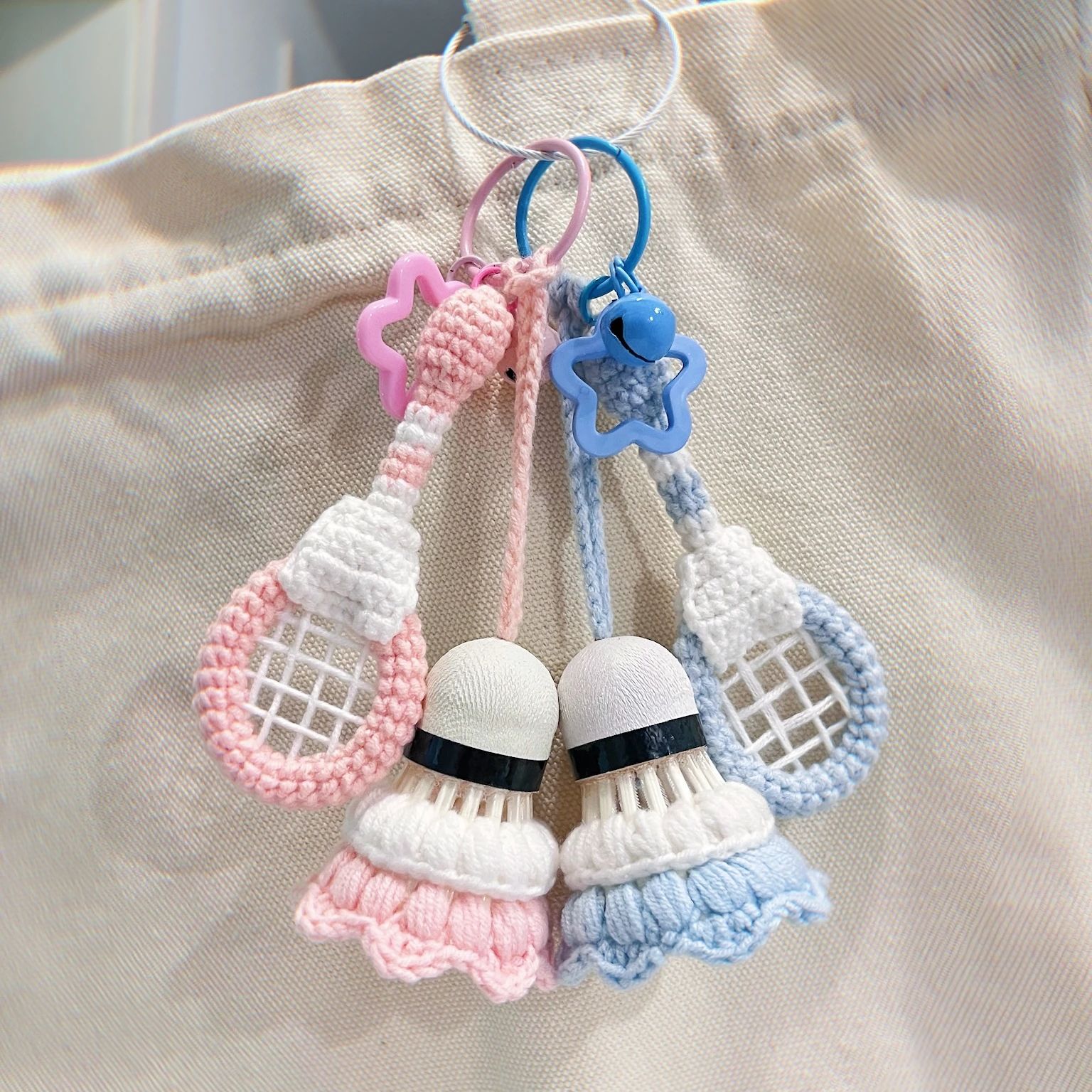 Badminton Equipment - Badminton Pendant Knitted Plush Badminton Pendant