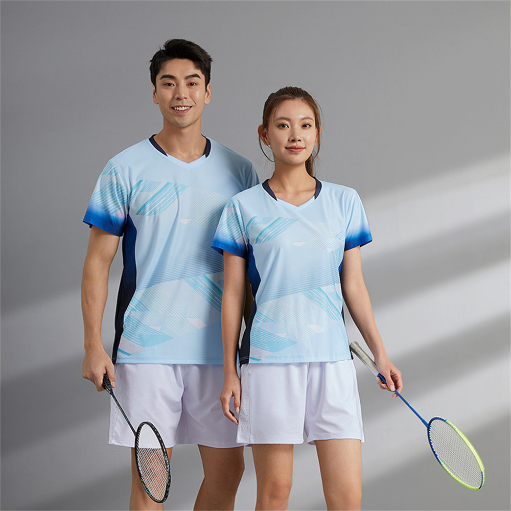 Badminton Field - Men Badminton Jerseys Shorts Women Shuttlecock