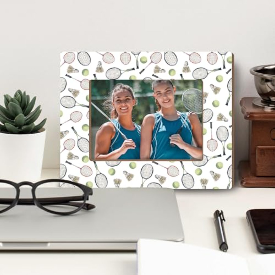 Badminton Picture Frame 5x7, S - Badminton Photo บทวิจารณ์และราคา