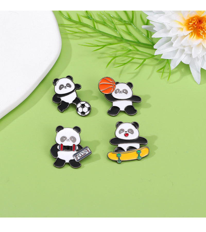 Panda brooch sports series cut - Badminton Icon บทวิจารณ์และราคา