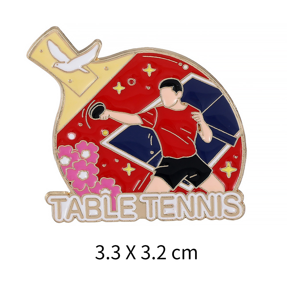 Sports Enthusiast Badge Pin fo - Badminton Icon บทวิจารณ์และราคา