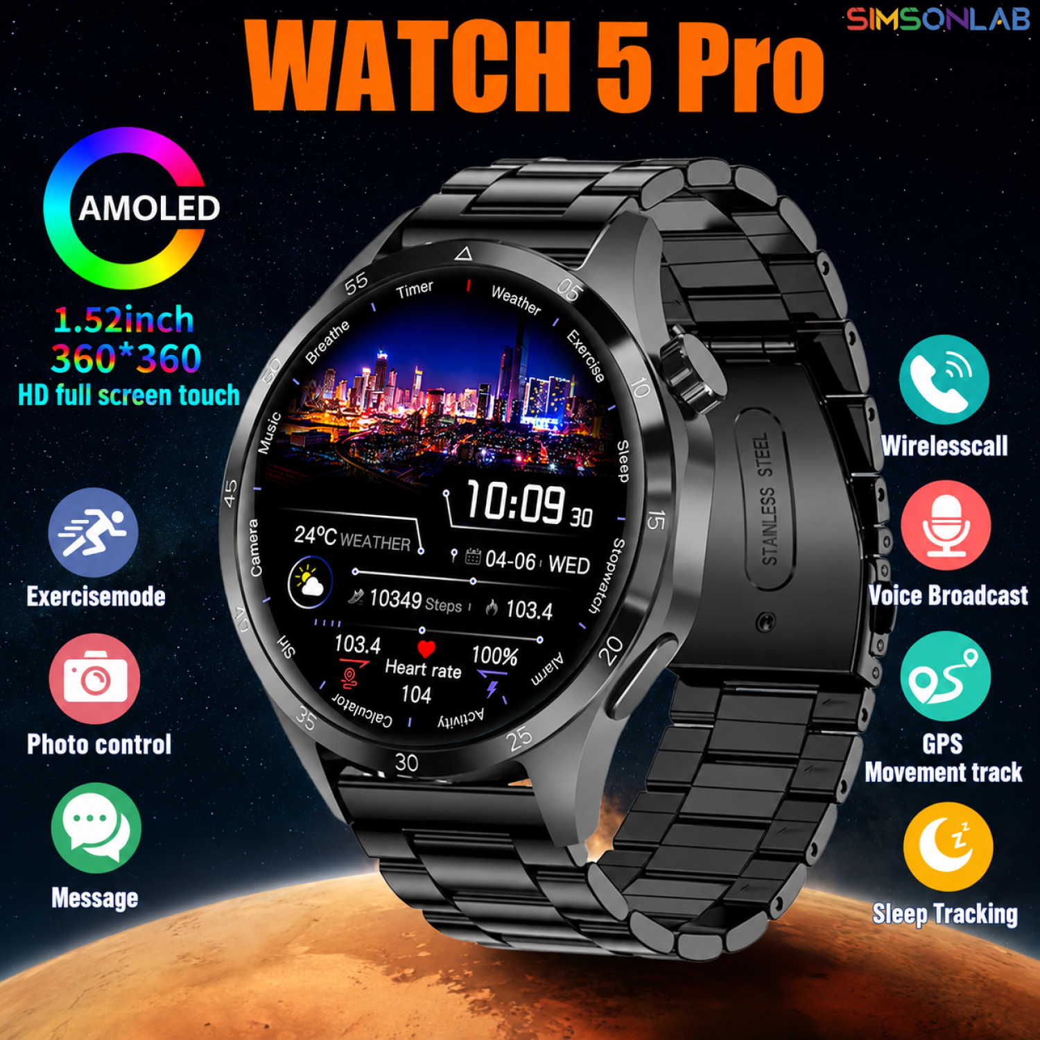 2026 Watch 5 Pro GPS Track Com - Badminton Photo บทวิจารณ์และราคา