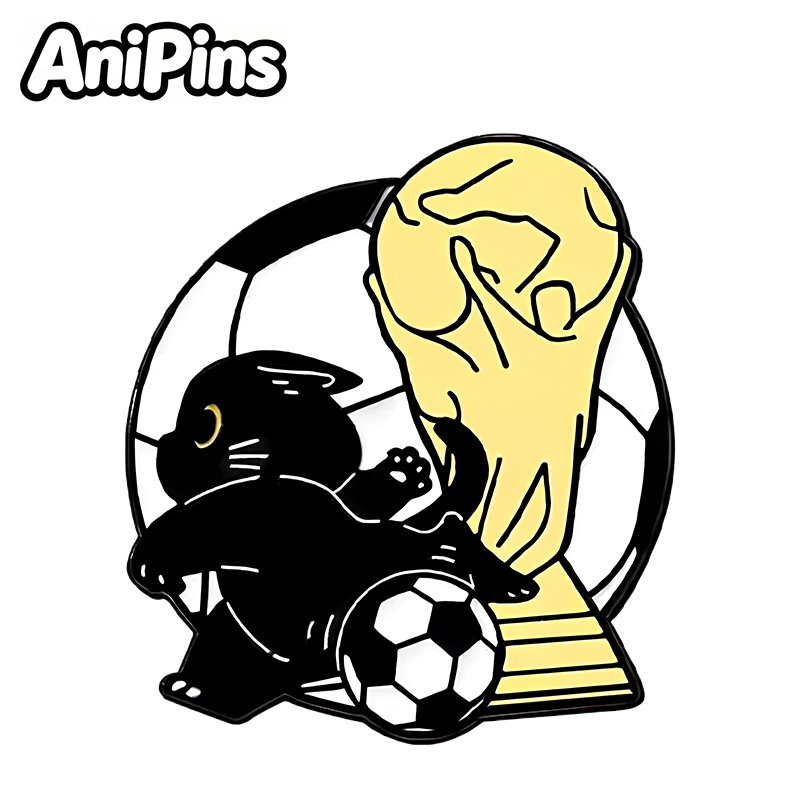 AniPins Funny Sports Cat Pins  - Badminton Icon บทวิจารณ์และราคา