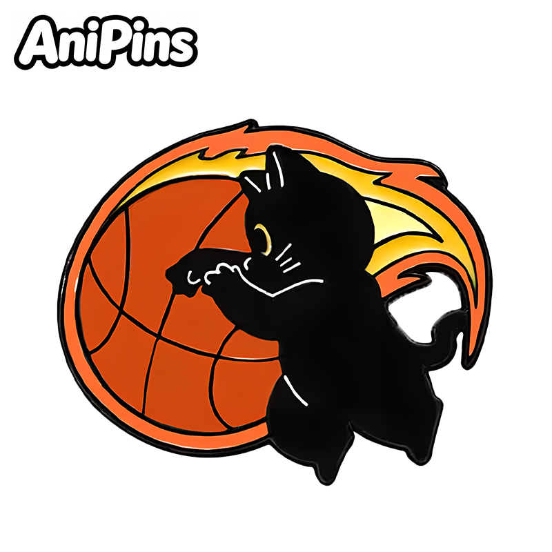 AniPins Funny Sports Cat Pins  - Badminton Icon บทวิจารณ์และราคา