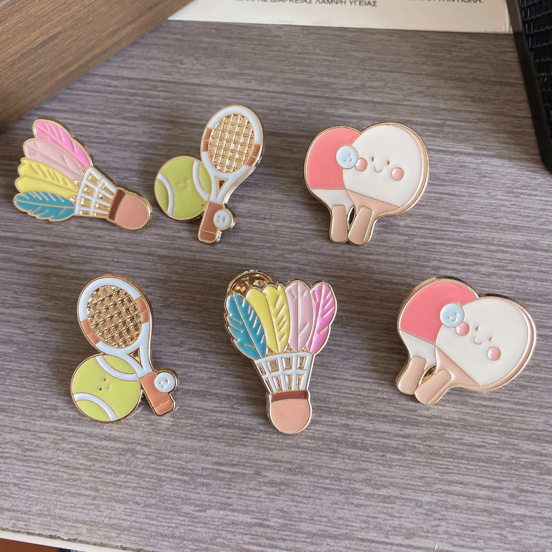 Sports Black Cat Brooch Badmin - Badminton Icon บทวิจารณ์และราคา