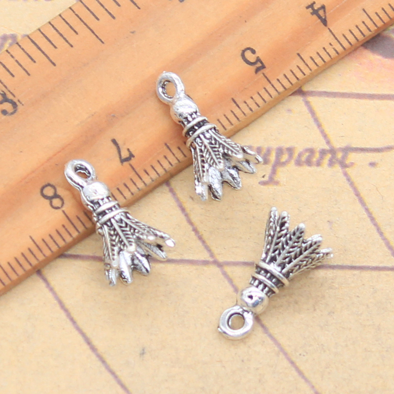 20pcs Charms 3D Badminton Shut - Badminton Photo บทวิจารณ์และราคา