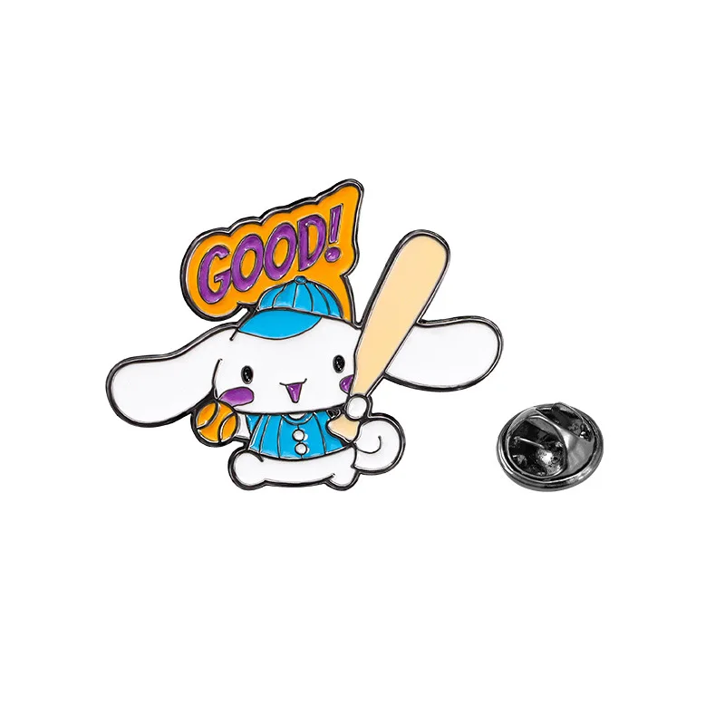 Cartoon Sanrio Metal Badge Stu - Badminton Icon บทวิจารณ์และราคา